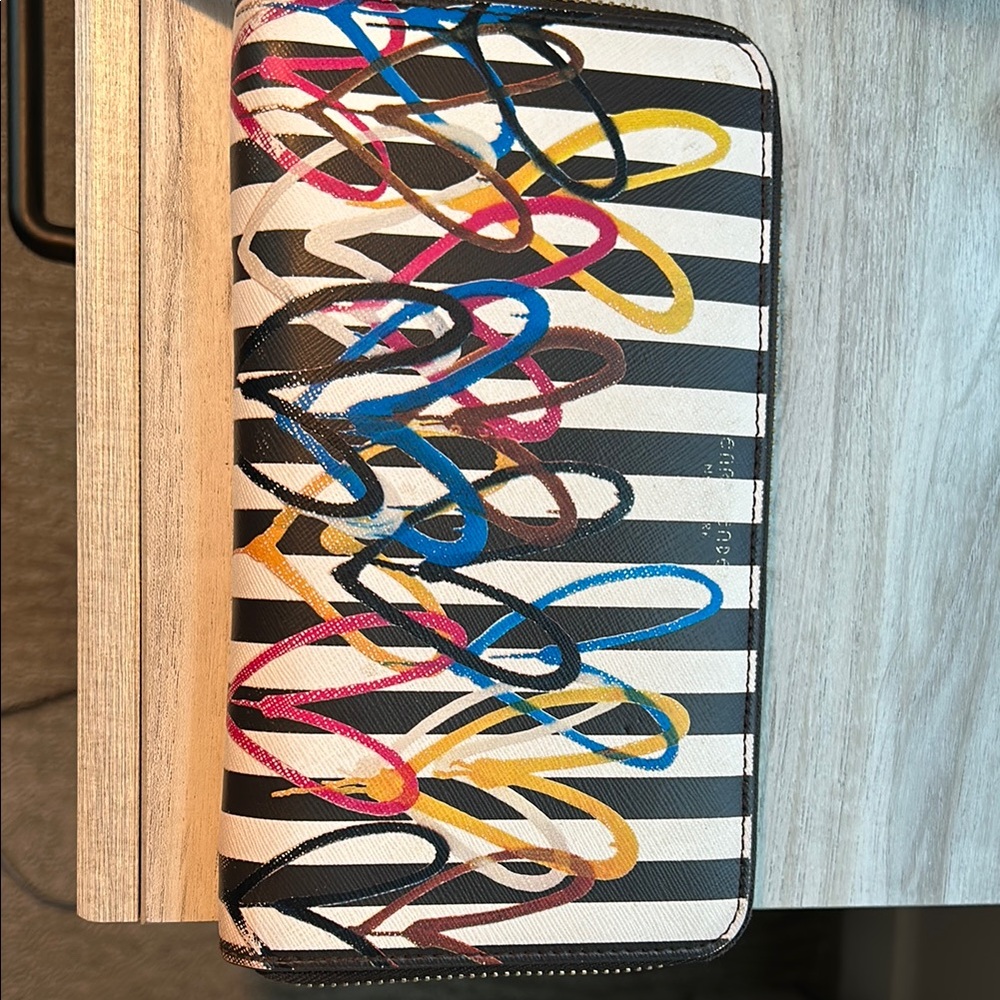 Henri Bendel Multicolor Stripe Wallet